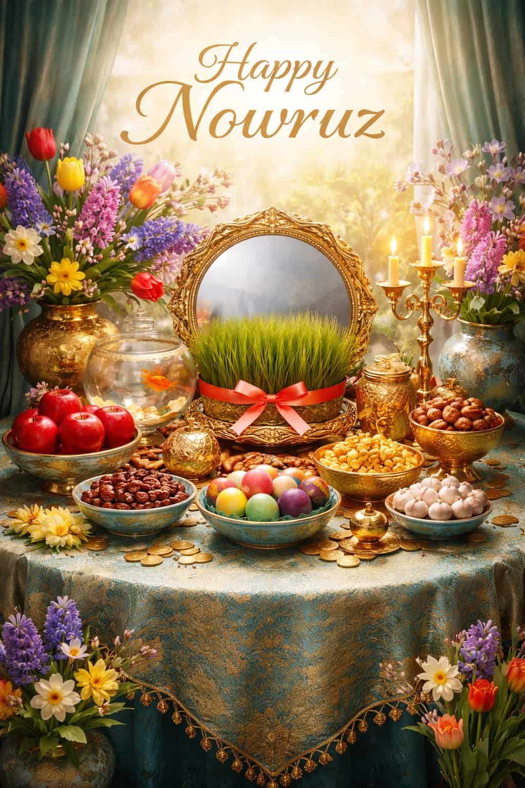 Nowruz Haft-Seen table